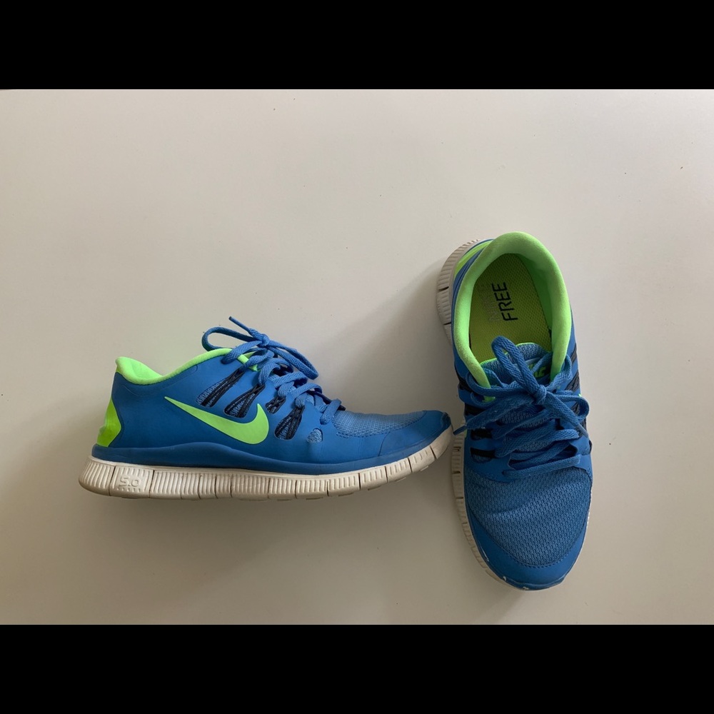 Nike Free 5.0 (Women’s) Blue/Green size 9